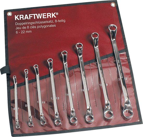Kraftwerk Ringsleutelset 8-delig - 3497R