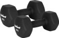 Rebel Active Serie - Neopreen Hex Dumbbells - 10kg - Antislip - Ergonomisch