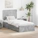 Maison Exclusive - Lit cadre avec tiroirs Gris béton 100 x 200 cm Matériau dérivé du bois