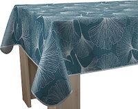 Le linge de Jules Biloba Tafelkleed, vuilafstotend, blauw, rechthoekig, 150 x 300 cm