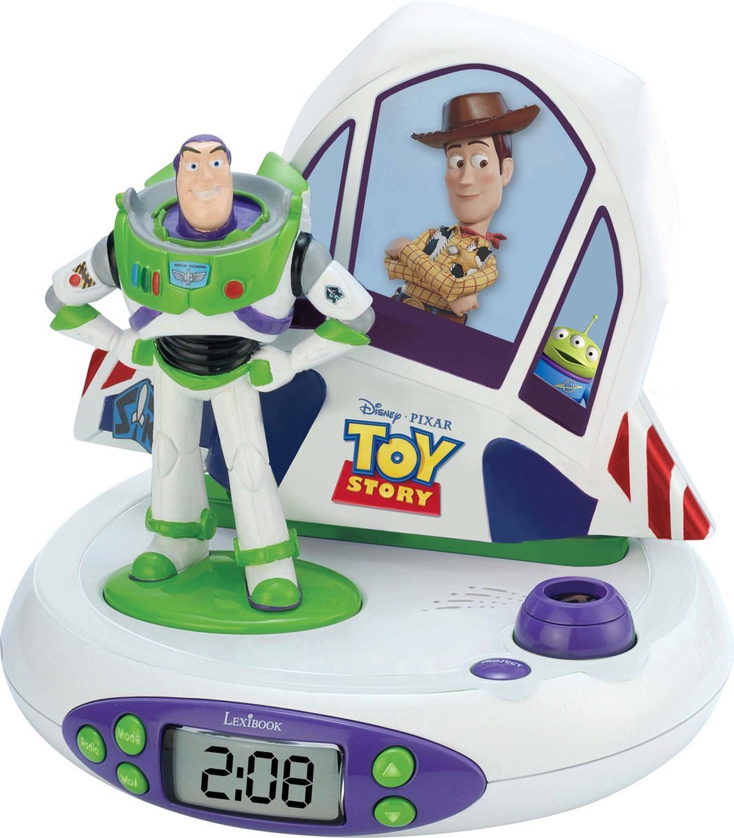 Lexibook Radio projector clock Toy Story 4 - Toy story - disney speelgoed - radioprojecter klok - met projectie