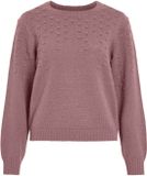 VILA VITULI O-NECK L/S DOT KNIT TOP-NOOS Dames Gebreide Truien XXL Nostalgia Rose