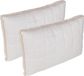 Unyqoos® Oreiller enfant 40x60 cm (2 pièces) – oreiller réglable pour tout-petits dès 1 an, avec une housse en coton non blanchi et fibres de bambou, lavable à 60°C