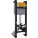 Bâti-support Evo WC autoportant NF + Plaque de commande 3/6L blanche