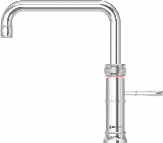 Quooker Classic Fusion Square Kokendwaterkraan - Chroom - PRO3 Reservoir