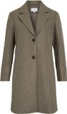 Vila Jas Viclaudia Button Coat - Noos 14094900 Falcon/melange Dames Maat - 40