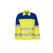 Maat Planam Major Protect Veiligheidsjas Heren 1-laags Waarschuwingsgeel/Korenblauw Maat 42 Model 5202