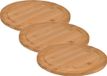 Hi Broodplank - Set van 3 stuks - Rond - 25 cm - Bamboe