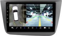 Happiq Autoradio Bluetooth avec Caméra - CarPlay - Pour Seat Altea & Toledo (2004-2015) - Convient pour Apple et Android - Stéréo - Navigation