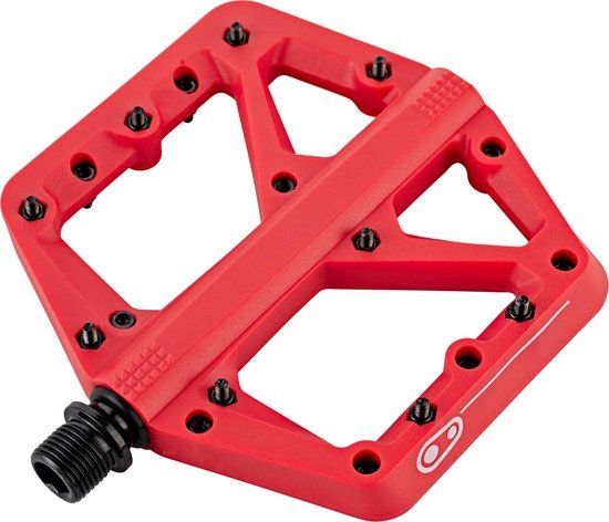 Crankbrothers Stamp 1 Large Mountainbike Pedalen Rood