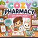 Cozy Pharmacy: Bold & Easy Coloring Book
