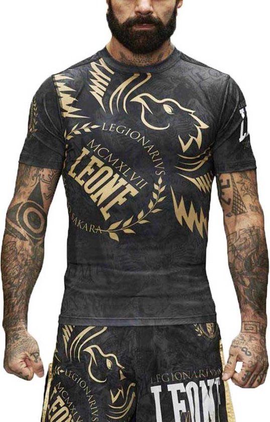 Leone1947 Legionarivs T-shirt - Black - Men's - Size S - Short Sleeve - Polyester - Fitness & Training - 2024