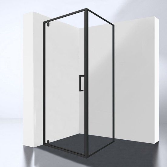 Best Design Baron Douchecabine - 90x90 - Draaideur - Vierkant - 8mm Veiligheidsglas - Mat Zwart