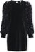 ONLY Kids winter jurk meisjes - zwart - KogConfidence - tight fit, pailletten