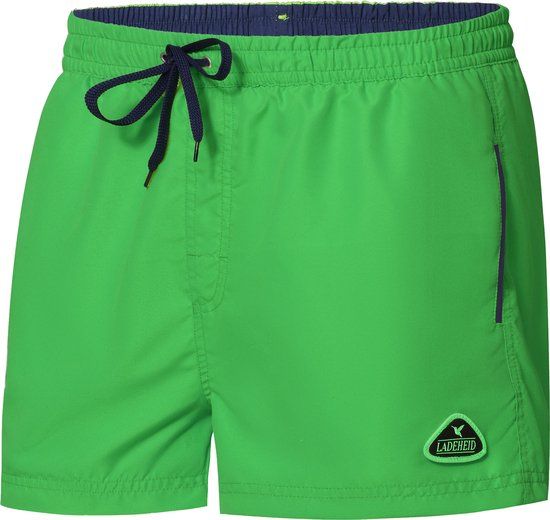 Ladeheid LA-ZA-SWS-1001 Heren Zwembroek - Zwemshorts - Limoen/Kobalt - 6XL