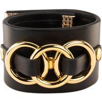 Asche & Gold Beatrice Single Handboei Design Armband Zwart Maat L