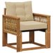 vidaXL - Massief Acacia Hout Naturel Buiten Sofa