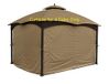 APEX GARDEN Universele privacygordijnset voor paviljoen van 35 x 30 cm (beige)