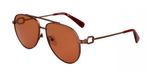 Longchamp LO178S Brun 58/14/140 Lunettes de soleil femme