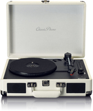 Lenco TT-115CR - Cream Belt-Drive Turntable with Bluetooth and Built-in Speakers