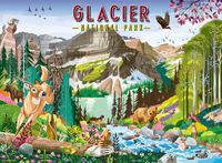 Glacier Ravensburger Glacier National Park Legpuzzel 500 Stukjes
