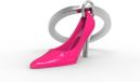 Metalen Metalmorphose sleutelhanger hoge hak - Fuchsia