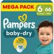Pampers Baby Dry Luiers Maat 6 (13-18kg) 33 stuks