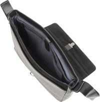 Joop Messenger Bag Oregon Doros Leather Black 15 inch