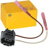 HELLA VALUEFIT Stekker - 2-polig - Kabel: 100/120mm - Bruin/Wit - 8KB 863 949-011