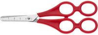 Westcott schaar 13cm moeder-kind ronde punt rood, zilver
