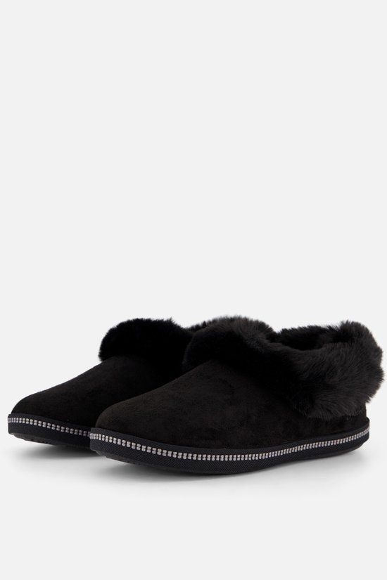 Skechers Cozy Campfire Dames Sloffen - Zwart - Maat 36