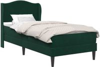 vidaXL Bedframe met hoofdeinde Donkergroen 80 x 200 cm Fluweel