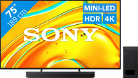 Sony Bravia 75" XR Mini-LED (2025) TV + Theatre Bar 6 - Black
