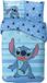 Disney - Lilo & Stitch - Housse de couette - 140x200 cm - Simple - 100% Coton - Bleu