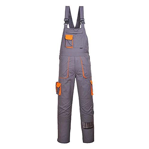 Portwest Texo Contrast Amerikaanse Overall - Grijs Lang - XXL