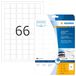 HERMA 8831 universele etiketten voor inkjetprinters A4, set van 32 (25,4 x 25,4 mm, 800 vellen, papier, mat, vierkant) zelfklevend, bedrukbaar, permanente klevende stickers, 52.800 etiketten, wit