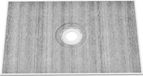 VEVOR Douchebakset 1219x1828 mm met douchebak en centrale afvoer van 160 mm