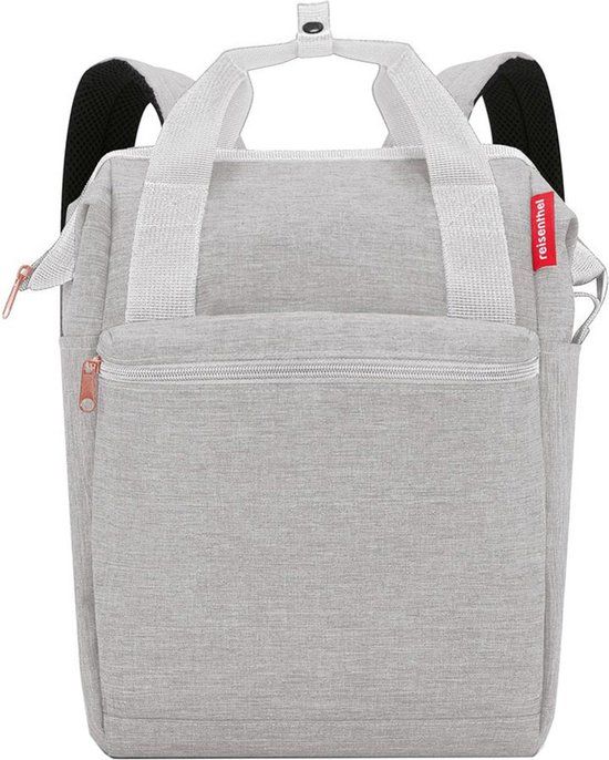 Reisenthel Allrounder R Schouder/ Rugtas - 12L - Twist Sky Rose Grijs