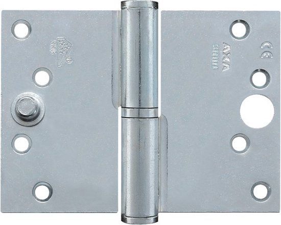 AXA Paumelle - Gegalvaniseerd - Staal - AXA Veiligheids1200 SKG*** - DIN-links 89x125mm gegalvaniseerd