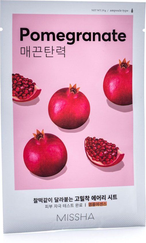 Missha Airy Fit Sheet Mask (Pomegranate)