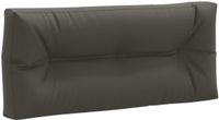 vidaXL Palletrugkussen VIANEN 100% Polyester Antraciet