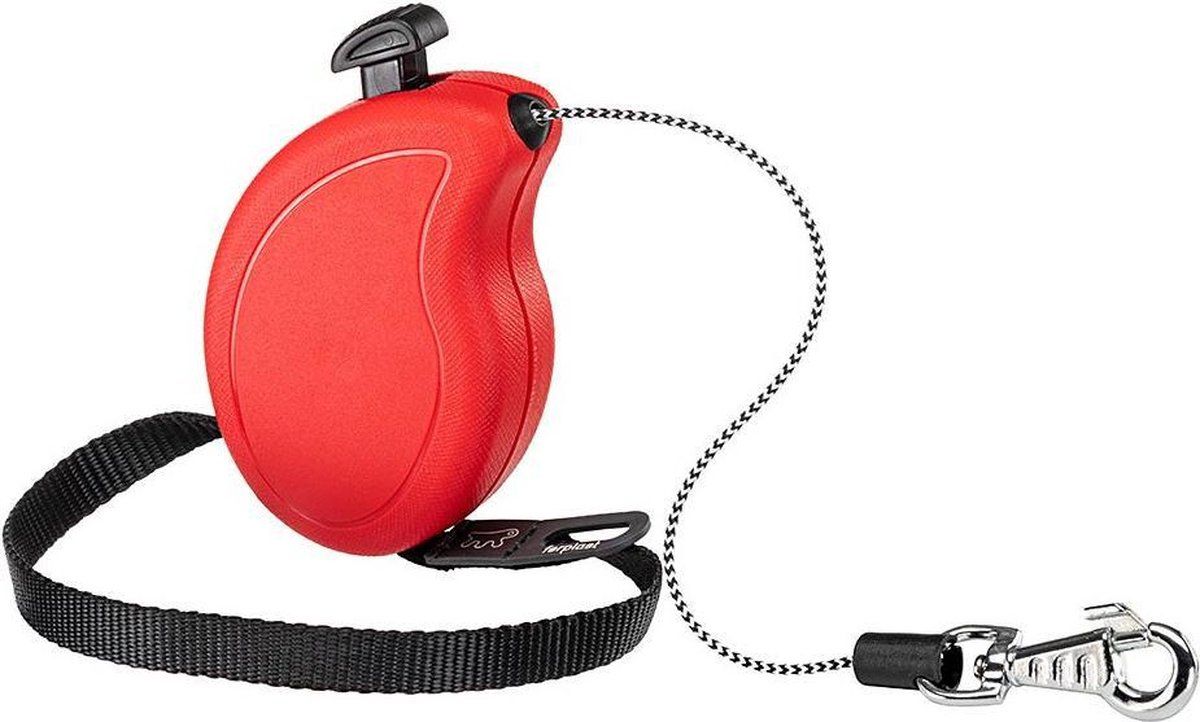 Ferplast Rollijn Flippy One Mini - 3 Meter - Rood