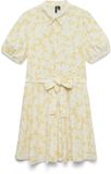 Vero Moda Blousejurk VMDICTHE Korte jurk Golden Haze Gebloemd Katoen S