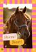 Hallmark Wenskaart uitnodiging paarden 6 stuks
