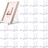 EUREPSTAR GmbH Porte-acrylique 25 Pièces - Transparent - Réglable