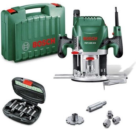 Bosch POF 1400 ACE Bovenfrees - 1400W - Incl. 6-delige Frezenset en Koffer