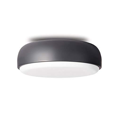 Over Me Plafondlamp - Donkergrijs - Ø 40 cm - E27 - 3x13W LED
