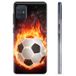 Samsung Coque Samsung Galaxy A71 en TPU - Ballon Enflammé