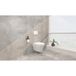 Wiesbaden Vesta Toilet à poser sans bride avec robinet de bidet - Eau froide - avec abattant de WC Vesta - Blanc mat