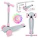 DERFORM JAX trottinette électrique, gris et rose